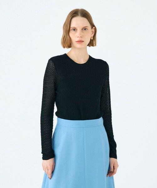 TOMORROWLAND / トゥモローランド ニット・セーター | ツイストウール クルーネックプルオーバー | 詳細10