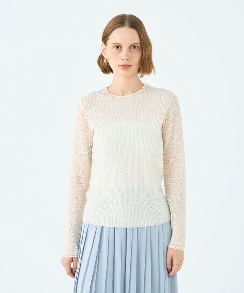 TOMORROWLAND / トゥモローランド ニット・セーター | ツイストウール クルーネックプルオーバー | 詳細2