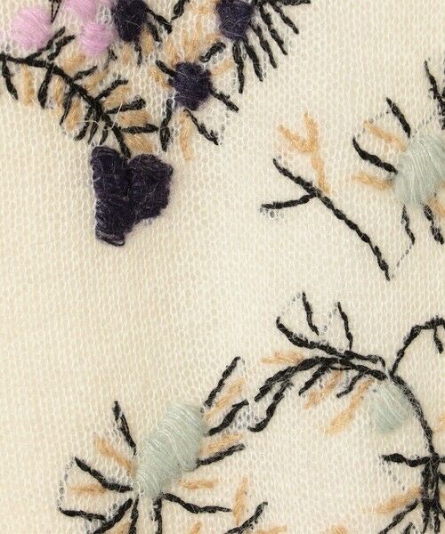 TOMORROWLAND / トゥモローランド カーディガン・ボレロ | モヘヤナイロンエンブロイダリー ショートカーディガン | 詳細8