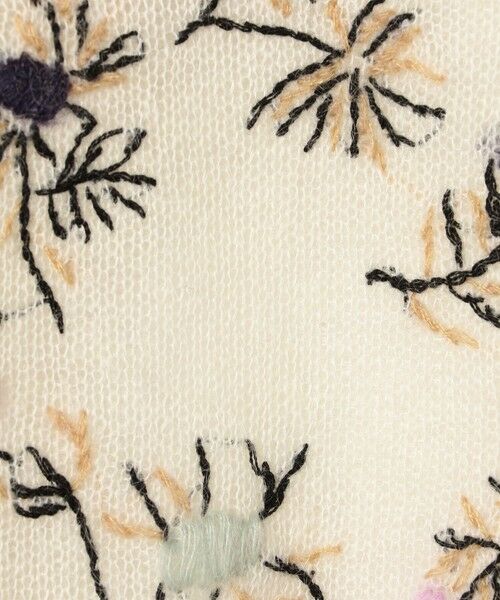 TOMORROWLAND / トゥモローランド ニット・セーター | モヘヤナイロンエンブロイダリー クルーネックプルオーバー | 詳細8