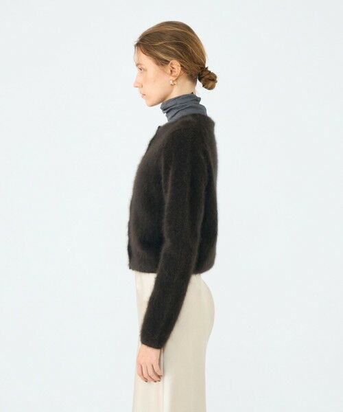 TOMORROWLAND / トゥモローランド カーディガン・ボレロ | フラッフィーヤーン クルーネックカーディガン | 詳細3