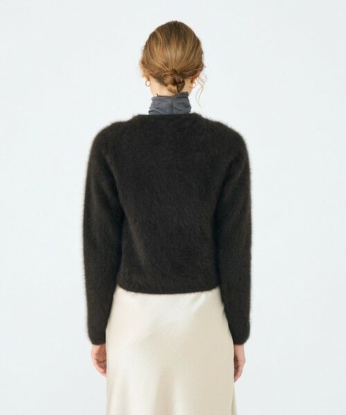 TOMORROWLAND / トゥモローランド カーディガン・ボレロ | フラッフィーヤーン クルーネックカーディガン | 詳細4