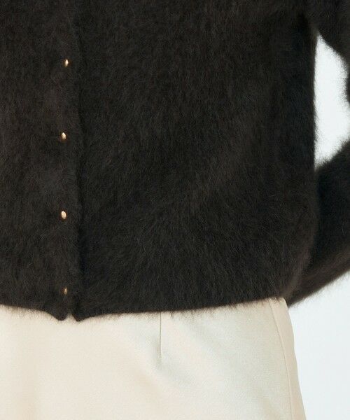 TOMORROWLAND / トゥモローランド カーディガン・ボレロ | フラッフィーヤーン クルーネックカーディガン | 詳細7