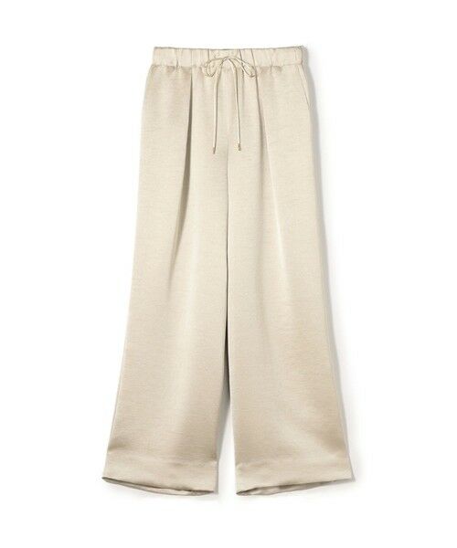 TOMORROWLAND / トゥモローランド その他パンツ | グリッツィーサテン イージーワイドパンツ(41 ライトベージュ)