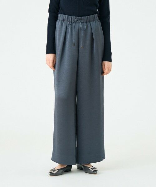 TOMORROWLAND / トゥモローランド その他パンツ | グリッツィーサテン イージーワイドパンツ | 詳細2