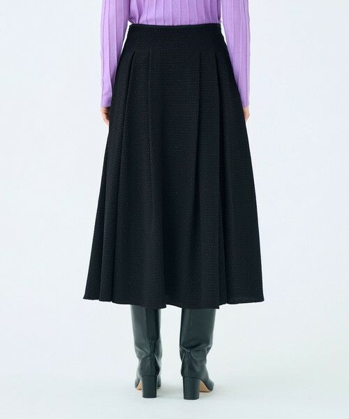 TOMORROWLAND / トゥモローランド ロング・マキシ丈スカート | フィルムボーダー ミックスタックフレアスカート | 詳細4