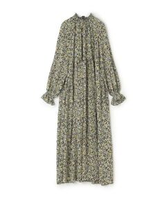 TOMORROWLAND / トゥモローランド ロング・マキシ丈ワンピース | ブローフラワープリント シャーリングロングワンピース