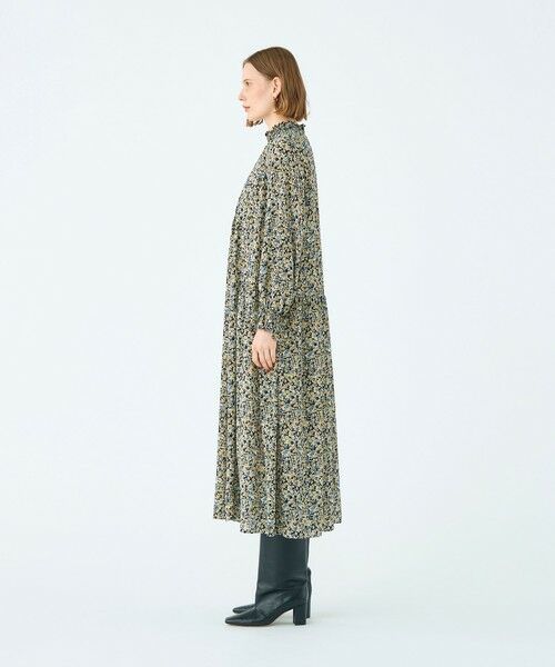 TOMORROWLAND / トゥモローランド ロング・マキシ丈ワンピース | ブローフラワープリント シャーリングロングワンピース | 詳細2