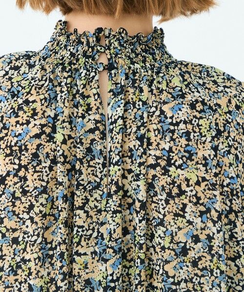 TOMORROWLAND / トゥモローランド ロング・マキシ丈ワンピース | ブローフラワープリント シャーリングロングワンピース | 詳細5