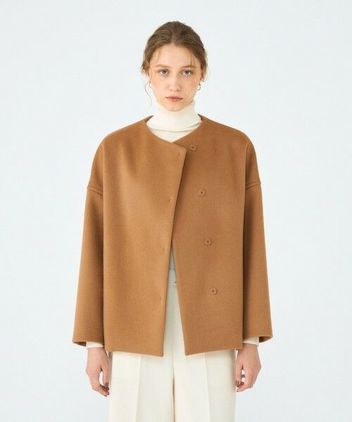 TOMORROWLAND / トゥモローランド その他アウター | ウールカシミヤビーバー ショートコクーンコート | 詳細2