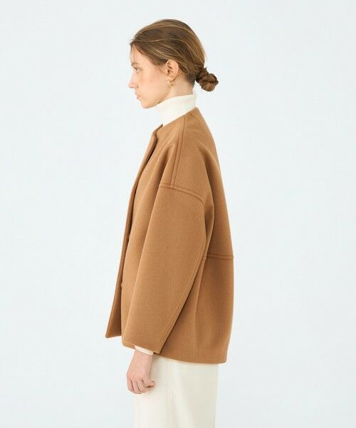 TOMORROWLAND / トゥモローランド その他アウター | ウールカシミヤビーバー ショートコクーンコート | 詳細3