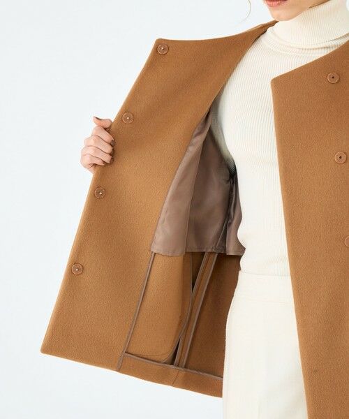 TOMORROWLAND / トゥモローランド その他アウター | ウールカシミヤビーバー ショートコクーンコート | 詳細5