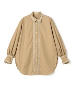 TOMORROWLAND / トゥモローランド シャツ・ブラウス（半袖以外） | コードエンブロイダリー チュニックシャツ