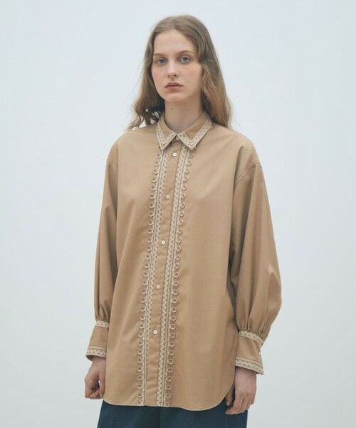 TOMORROWLAND / トゥモローランド シャツ・ブラウス（半袖以外） | コードエンブロイダリー チュニックシャツ | 詳細2
