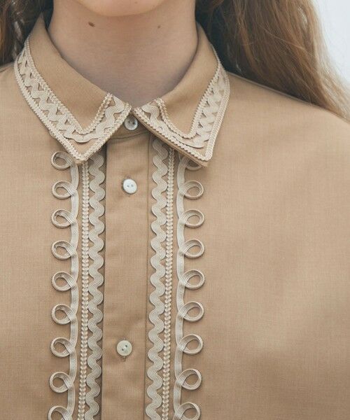 TOMORROWLAND / トゥモローランド シャツ・ブラウス（半袖以外） | コードエンブロイダリー チュニックシャツ | 詳細5