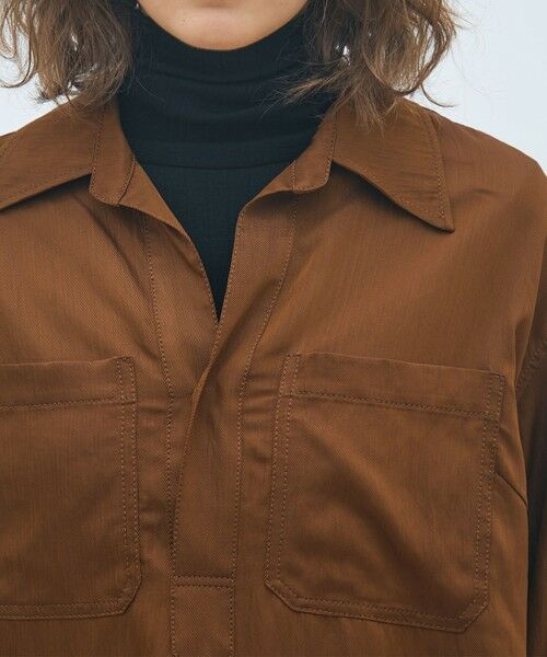 TOMORROWLAND / トゥモローランド シャツ・ブラウス（半袖以外） | レーヨンナイロンカルゼ スキッパーシャツ | 詳細5