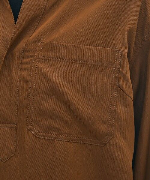 TOMORROWLAND / トゥモローランド シャツ・ブラウス（半袖以外） | レーヨンナイロンカルゼ スキッパーシャツ | 詳細6