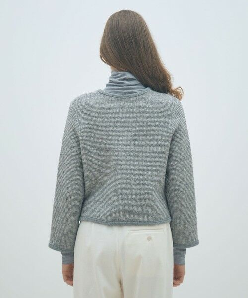 TOMORROWLAND / トゥモローランド カーディガン・ボレロ | ウールツイーディー クルーネックカーディガン | 詳細4
