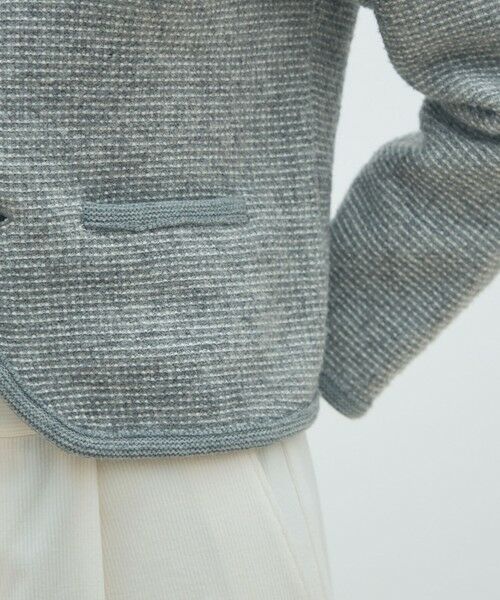 TOMORROWLAND / トゥモローランド カーディガン・ボレロ | ウールツイーディー クルーネックカーディガン | 詳細9