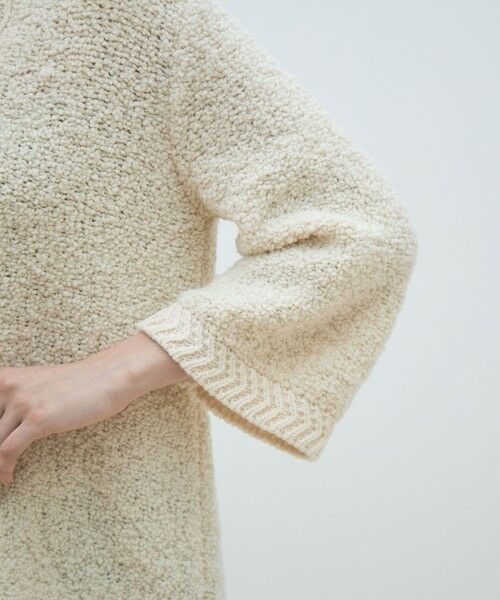 TOMORROWLAND / トゥモローランド ニット・セーター | プレーンスラブ キーネックプルオーバー | 詳細6