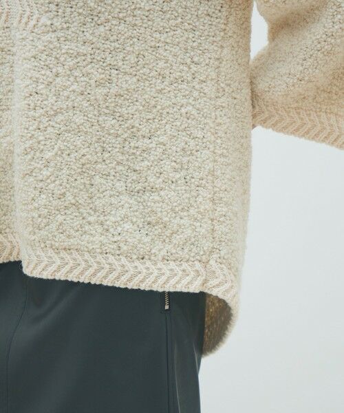 TOMORROWLAND / トゥモローランド ニット・セーター | プレーンスラブ キーネックプルオーバー | 詳細7