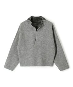 TOMORROWLAND / トゥモローランド ニット・セーター | ウールジャカード スキッパープルオーバー