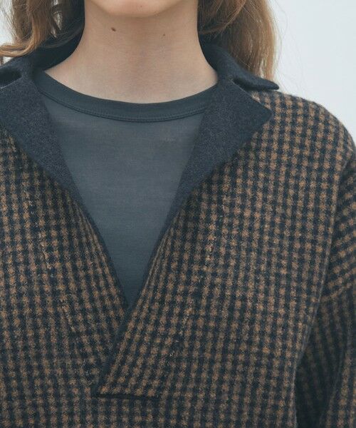 TOMORROWLAND / トゥモローランド ニット・セーター | ウールジャカード スキッパープルオーバー | 詳細5