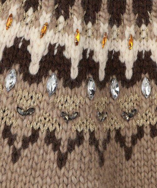 TOMORROWLAND / トゥモローランド ニット・セーター | ビジュージャカード クルーネックプルオーバー | 詳細10