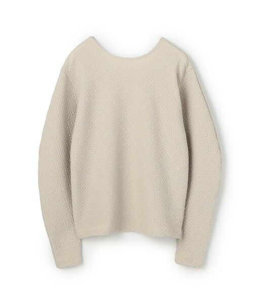 TOMORROWLAND / トゥモローランド カットソー(半袖以外) | ブライトジャカード ボリュームスリーブプルオーバー(41 ライトベージュ)