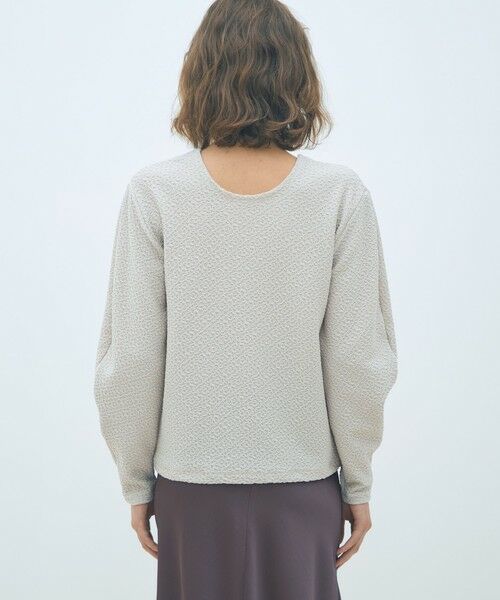 TOMORROWLAND / トゥモローランド カットソー(半袖以外) | ブライトジャカード ボリュームスリーブプルオーバー | 詳細4