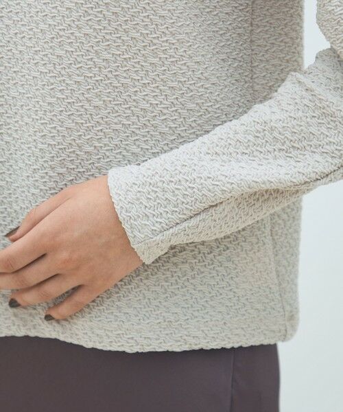 TOMORROWLAND / トゥモローランド カットソー(半袖以外) | ブライトジャカード ボリュームスリーブプルオーバー | 詳細6