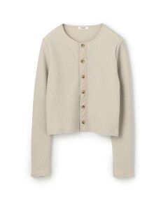 TOMORROWLAND / トゥモローランド カーディガン・ボレロ | ブライトジャカード クルーネックカーディガン