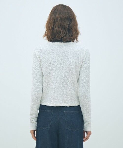 TOMORROWLAND / トゥモローランド カーディガン・ボレロ | ブライトジャカード クルーネックカーディガン | 詳細4