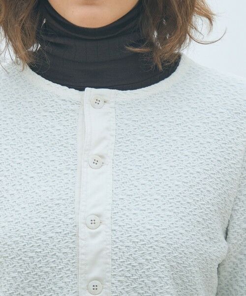 TOMORROWLAND / トゥモローランド カーディガン・ボレロ | ブライトジャカード クルーネックカーディガン | 詳細5