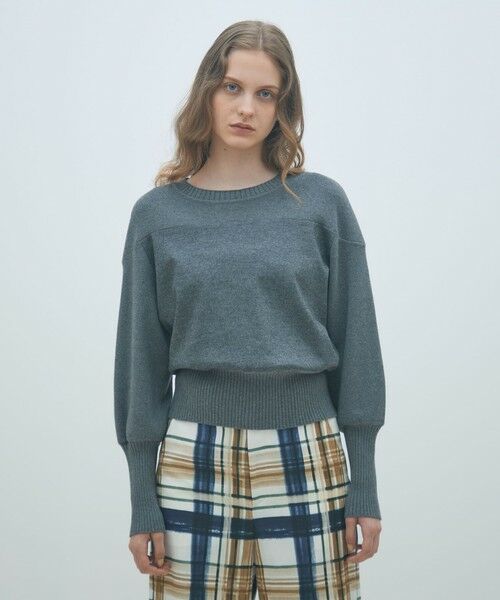 TOMORROWLAND / トゥモローランド カットソー(半袖以外) | ニットコンビジャージー クルーネックプルオーバー | 詳細2