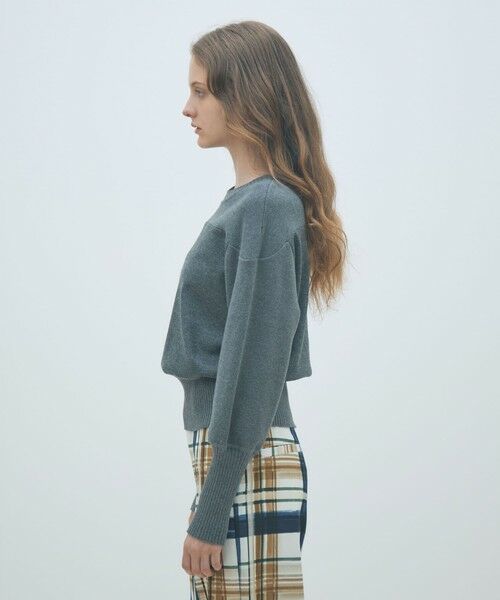 TOMORROWLAND / トゥモローランド カットソー(半袖以外) | ニットコンビジャージー クルーネックプルオーバー | 詳細3