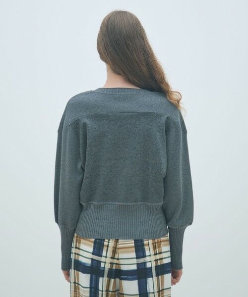 TOMORROWLAND / トゥモローランド カットソー(半袖以外) | ニットコンビジャージー クルーネックプルオーバー | 詳細4