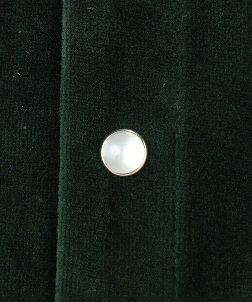 TOMORROWLAND / トゥモローランド カーディガン・ボレロ | コットンポリエステルベロア クルーネックカーディガン | 詳細9