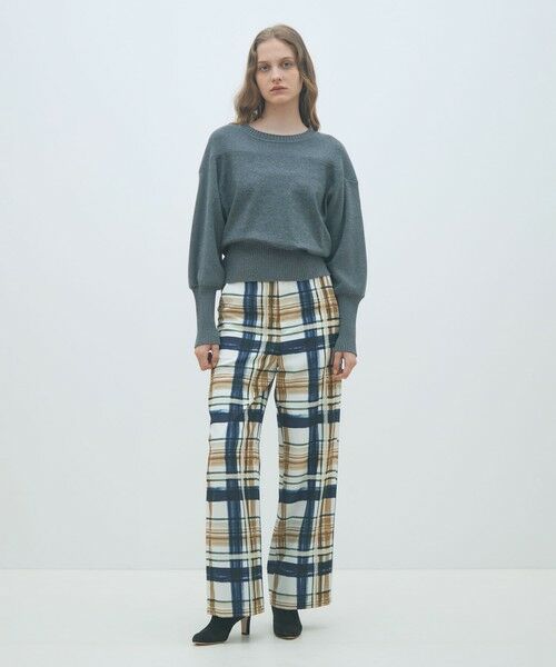 TOMORROWLAND / トゥモローランド その他パンツ | コットンレーヨングログラン ストレートパンツ | 詳細1