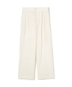 TOMORROWLAND / トゥモローランド その他パンツ | コットンコーデュロイ タックストレートパンツ