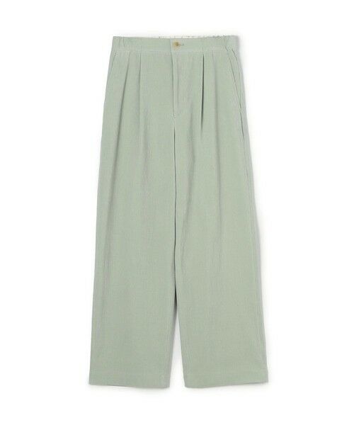 TOMORROWLAND/トゥモローランド コットンコーデュロイ タックストレートパンツ 51 ライトグリーン 36(9号) TOMORROWLAND/トゥモローランド コットンコーデュロイ タックストレートパンツ 51 ライトグリーン 36(9号)