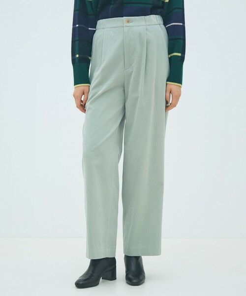 TOMORROWLAND / トゥモローランド その他パンツ | コットンコーデュロイ タックストレートパンツ | 詳細11