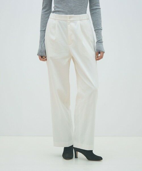 TOMORROWLAND / トゥモローランド その他パンツ | コットンコーデュロイ タックストレートパンツ | 詳細2