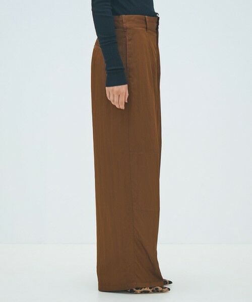 TOMORROWLAND / トゥモローランド その他パンツ | レーヨンナイロンカルゼ タックワイドパンツ | 詳細3