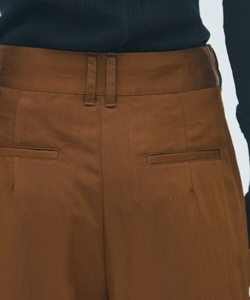 TOMORROWLAND / トゥモローランド その他パンツ | レーヨンナイロンカルゼ タックワイドパンツ | 詳細6
