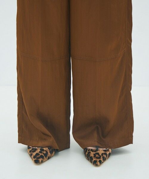 TOMORROWLAND / トゥモローランド その他パンツ | レーヨンナイロンカルゼ タックワイドパンツ | 詳細8