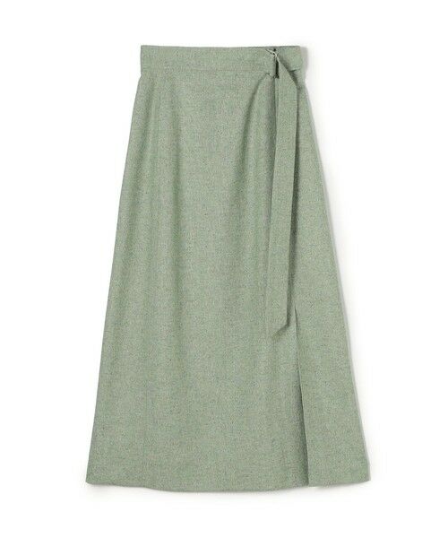 TOMORROWLAND / トゥモローランド ロング・マキシ丈スカート | ネップツイード マキシスカート(53 グリーン)
