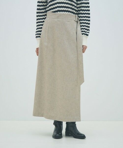 TOMORROWLAND / トゥモローランド ロング・マキシ丈スカート | ネップツイード マキシスカート | 詳細2