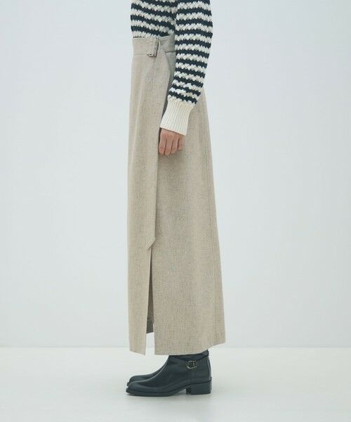 TOMORROWLAND / トゥモローランド ロング・マキシ丈スカート | ネップツイード マキシスカート | 詳細3