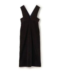 TOMORROWLAND / トゥモローランド ロング・マキシ丈ワンピース | コットンコーデュロイ ジャンパースカート